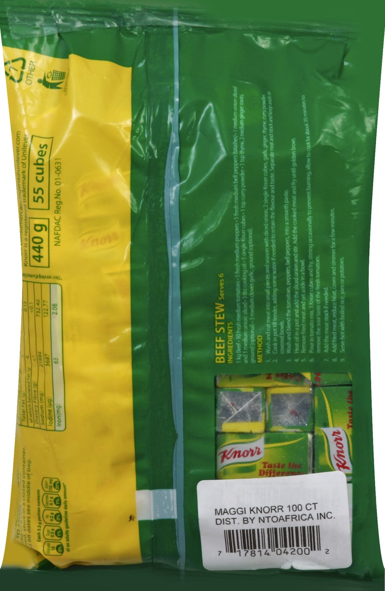 slide 8 of 8, Knorr Cubes 55 ea, 55 ct