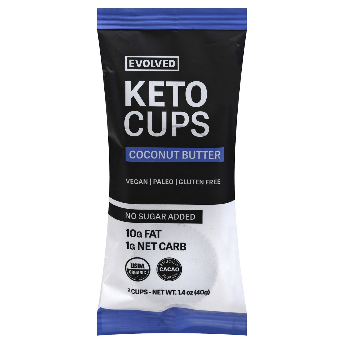 slide 2 of 13, EVOLVED Coconut Butter Keto Cups 1.41Oz, 1 ct