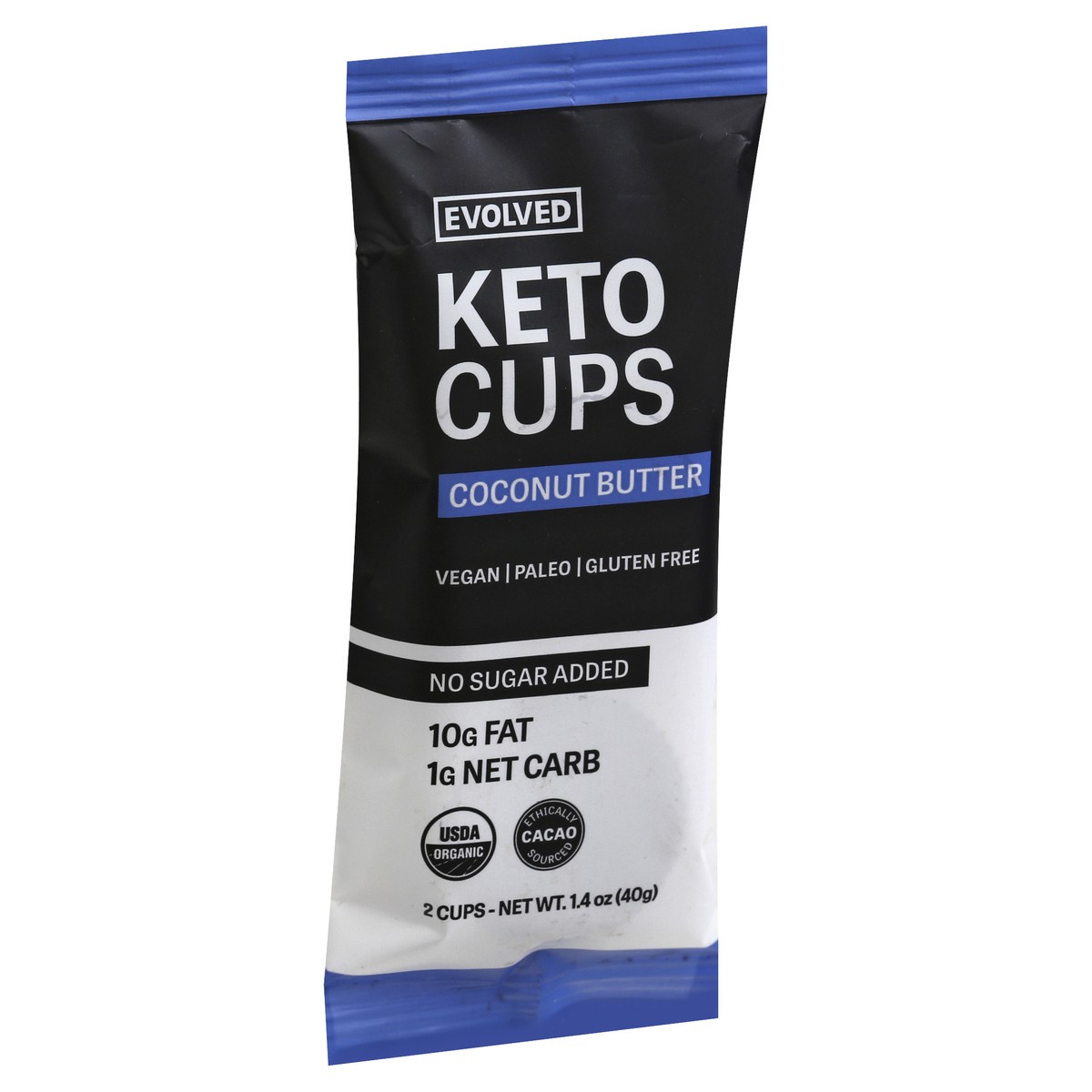 slide 3 of 13, EVOLVED Coconut Butter Keto Cups 1.41Oz, 1 ct