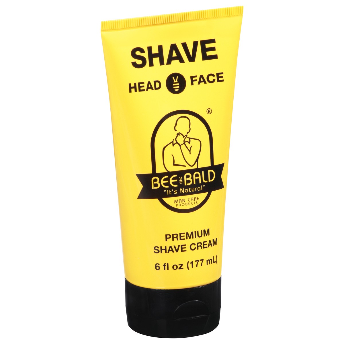 slide 3 of 12, Bee Bald Premium Shave Cream 6 fl oz, 6 fl oz