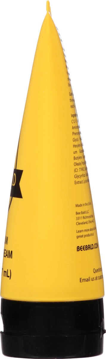 slide 12 of 12, Bee Bald Premium Shave Cream 6 fl oz, 6 fl oz