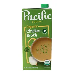 Pacific Foods Organic Free Range Chicken Broth, 32 oz Carton