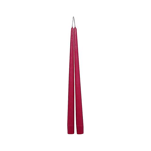 slide 1 of 1, TAG Raspberry Taper 14.4" Candles , 1 set