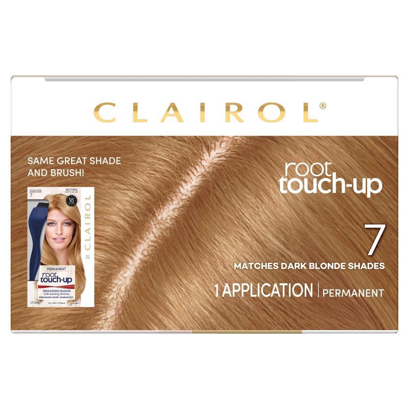 slide 3 of 9, Nice 'n Easy Clairol Root Touch-Up Permanent Hair Color - 7 Dark Blonde - 1 Kit, 1 ct