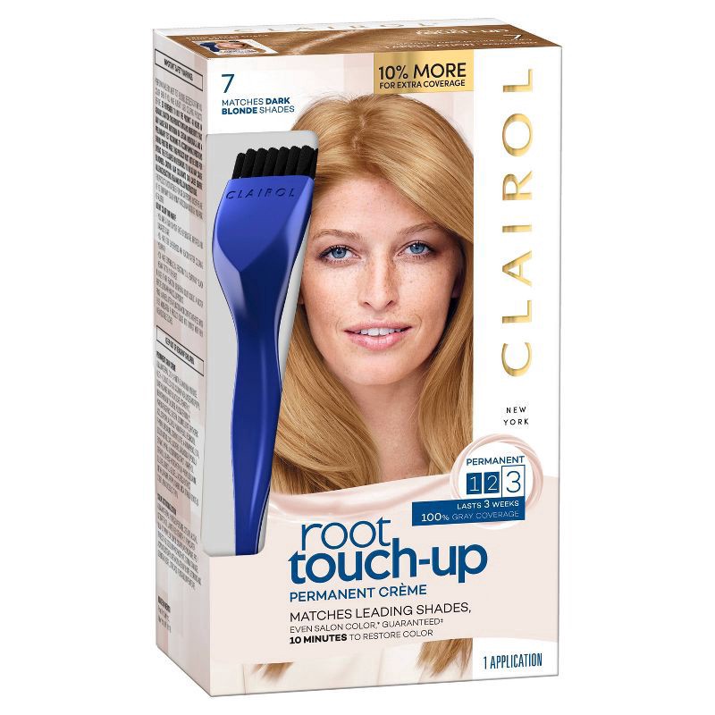 slide 8 of 9, Nice 'n Easy Clairol Root Touch-Up Permanent Hair Color - 7 Dark Blonde - 1 Kit, 1 ct
