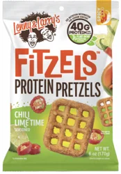 Lenny & Larry's® Fitzels™ Chili Lime Time Protein Pretzels, 6 oz