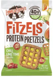 Lenny & Larry's® Fitzels™ Chili Lime Time Protein Pretzels, 6 oz