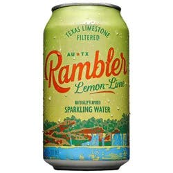 Rambler Sparkling Water - Single Lemon Lime - 12 oz