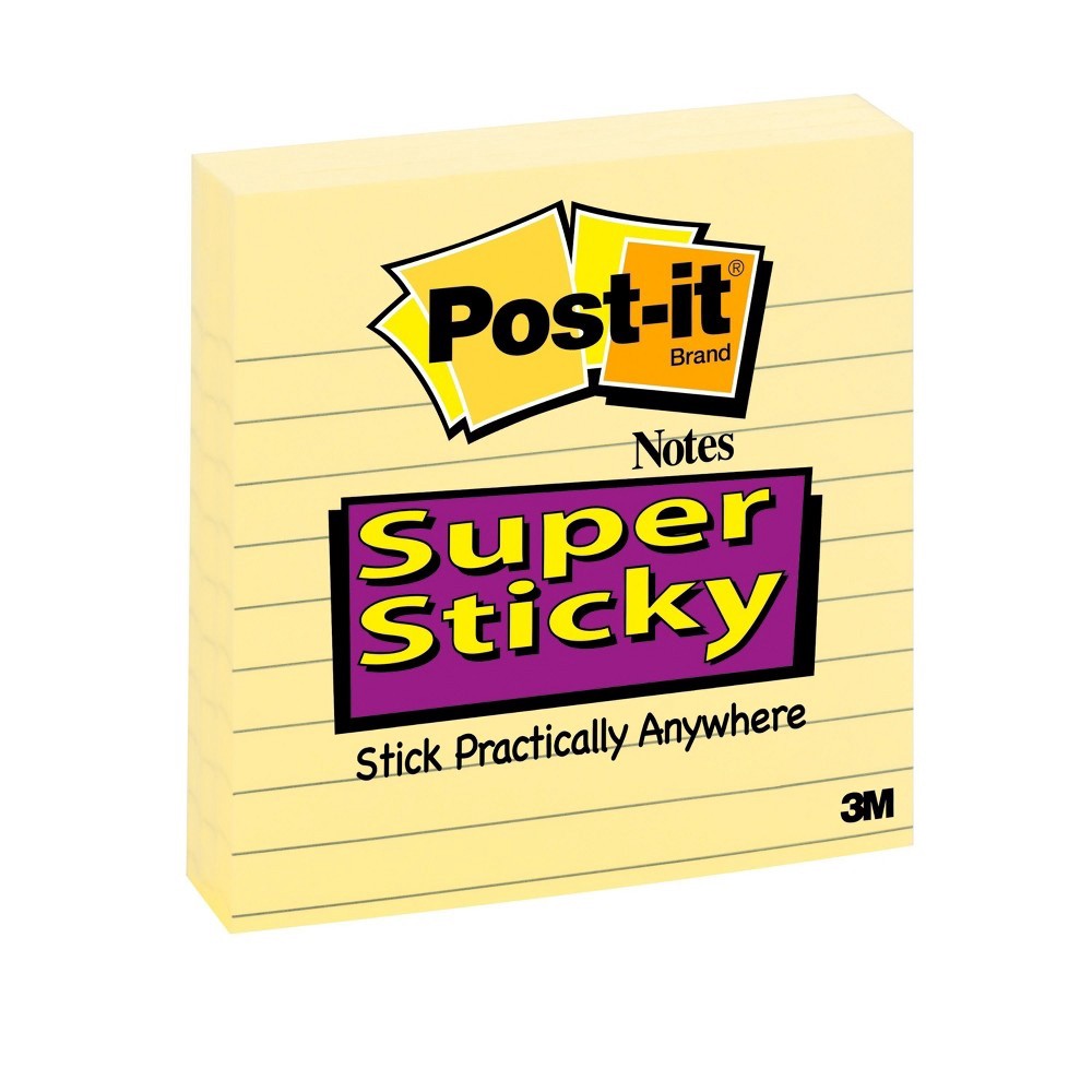 slide 6 of 6, Post-it Notes Yellow 4in x 4in, 3 ct