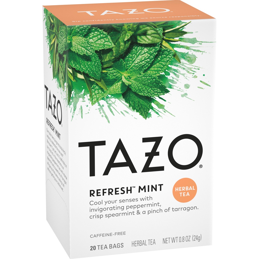 slide 2 of 3, Tazo Refresh Herbal Tea - 20ct, 20 ct