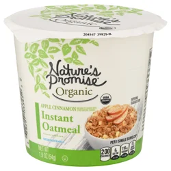 Nature's Promise Organic Apple Cinnamon Instant Oatmeal