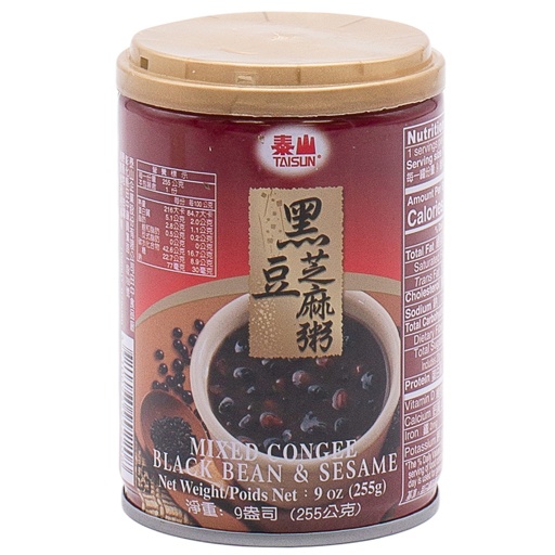 slide 1 of 1, Taisun Mixed Congee Black Bean Sesame, 255 gram