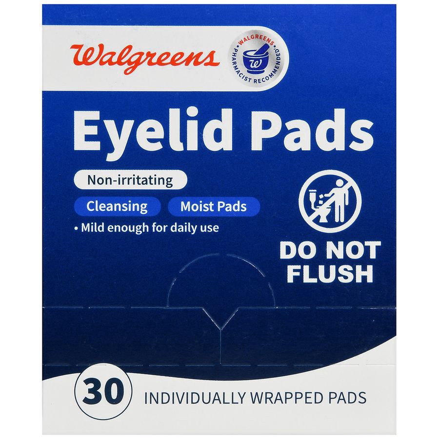 slide 3 of 5, Walgreens Eyelid Cleansing Wipes, 30 ct