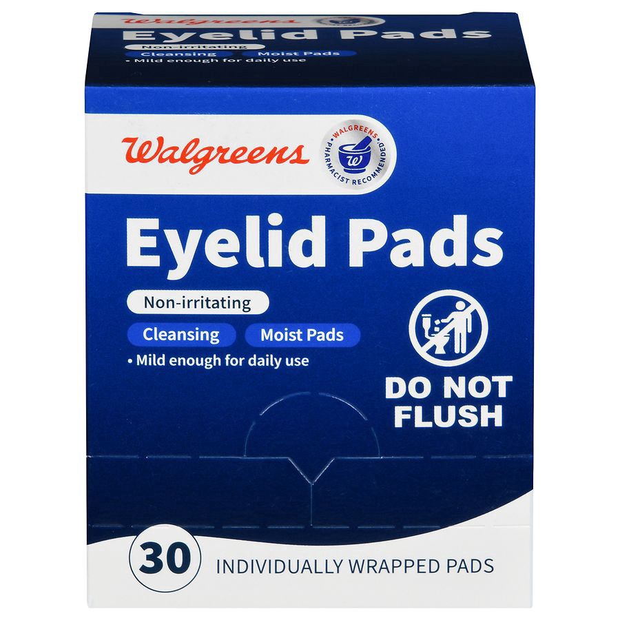 slide 1 of 5, Walgreens Eyelid Cleansing Wipes, 30 ct