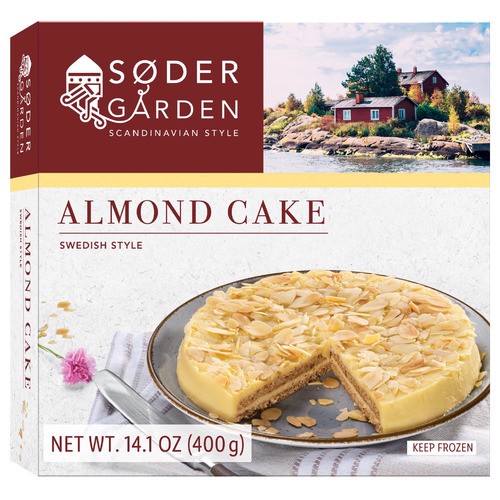 slide 1 of 1, Södergarden frozen Swedish style almond cake, 14.11 oz