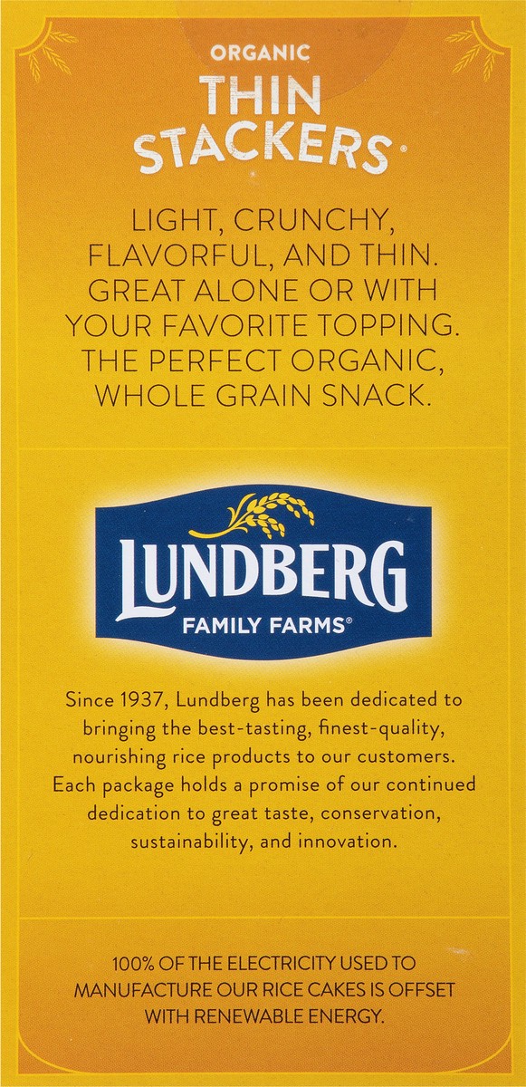 slide 4 of 13, Lundberg Family Farms Thin Stackers Organic Brown Rice Cakes 24 ea, 24 ct