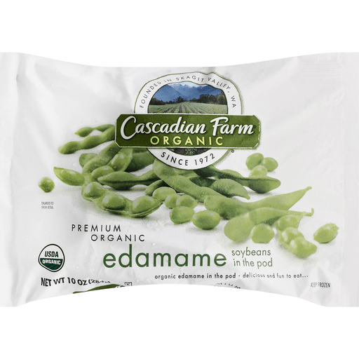 slide 3 of 6, Cascadian Farm Organic Edamame, 10 oz