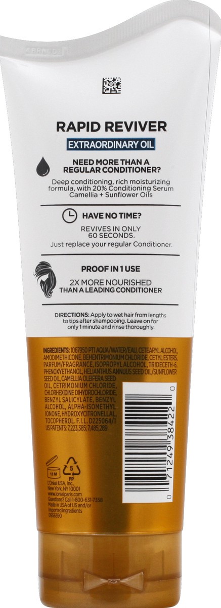 slide 6 of 6, L'Oréal Paris Elvive Extraordinary Oil Rapid Reviver Deep Conditioner, 6 fl oz