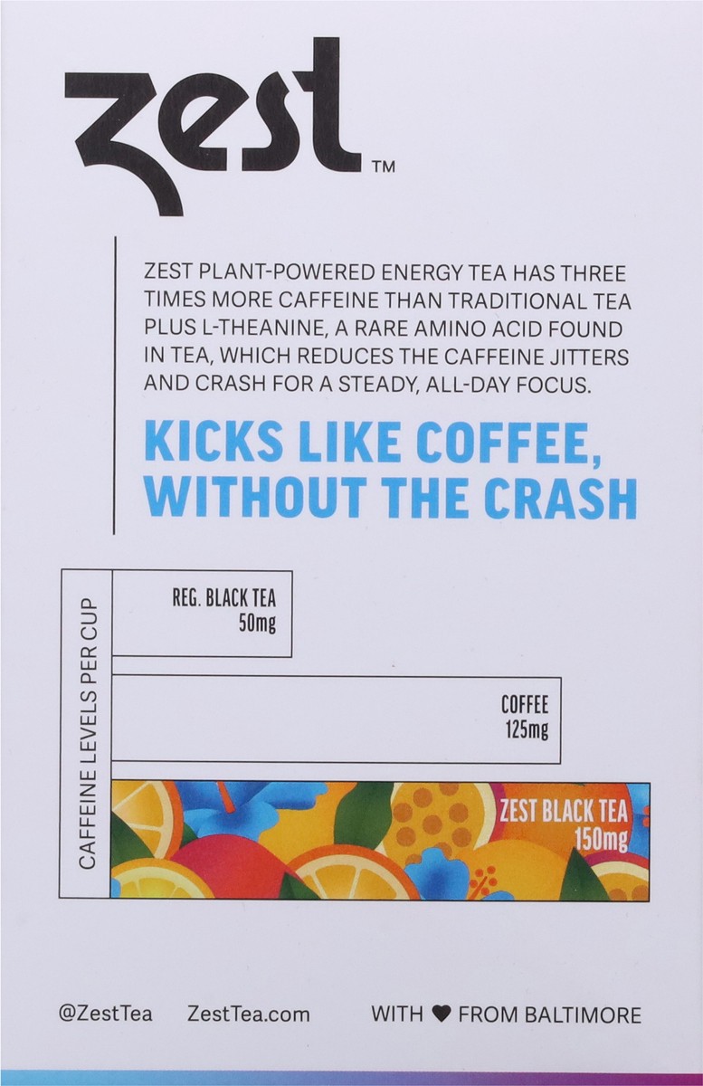 slide 8 of 13, Zest Passionfruit Citrus Black Tea 15 Tea Bags, 15 ct