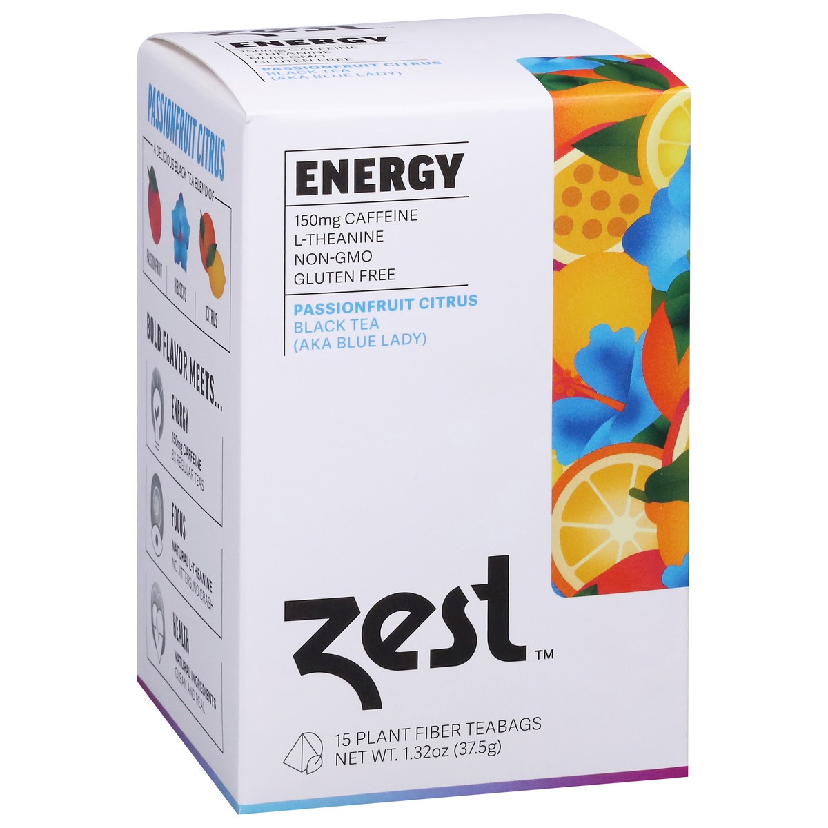 slide 12 of 13, Zest Passionfruit Citrus Black Tea 15 Tea Bags, 15 ct