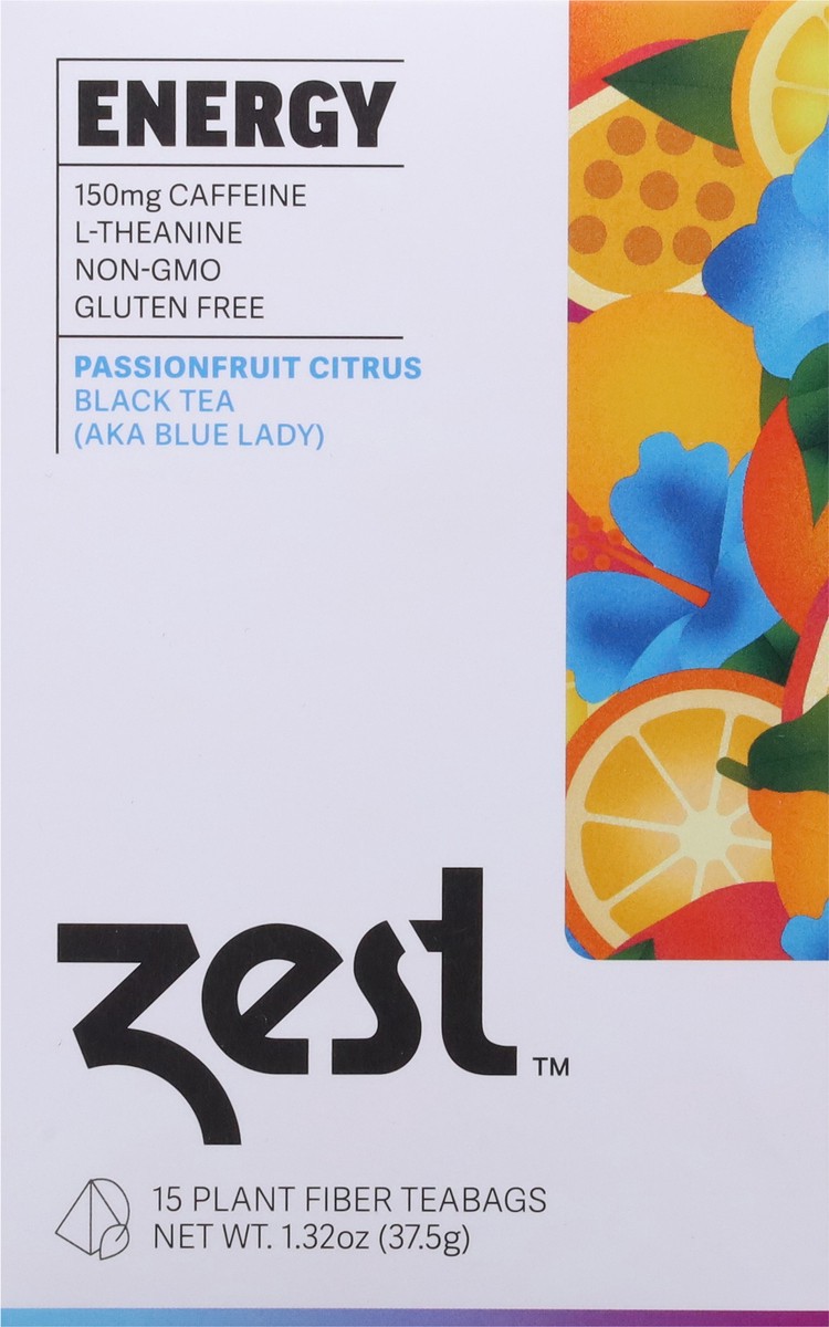slide 2 of 13, Zest Passionfruit Citrus Black Tea 15 Tea Bags, 15 ct