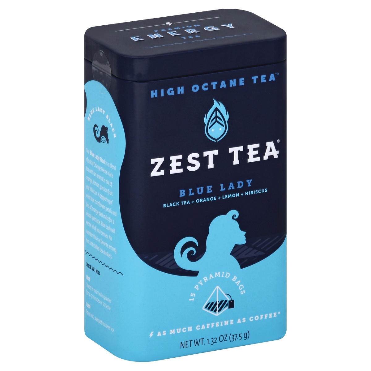 slide 1 of 1, Zest Tea Blue Lady, 15 ct
