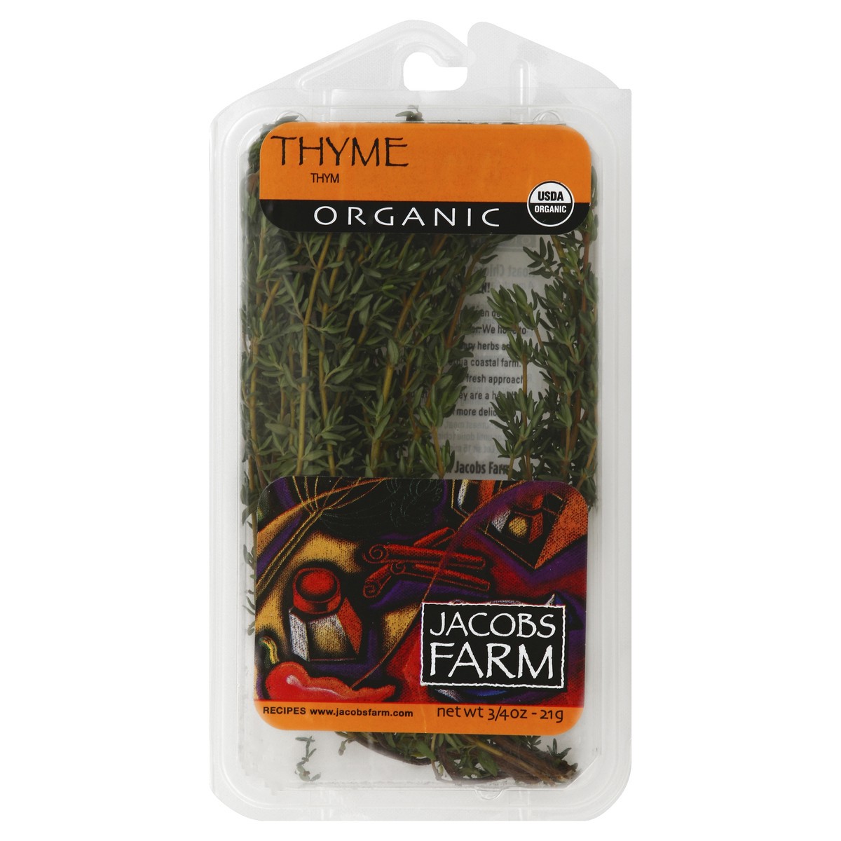 slide 3 of 4, Jacobs Farm Thyme 0.75 oz, 0.75 oz