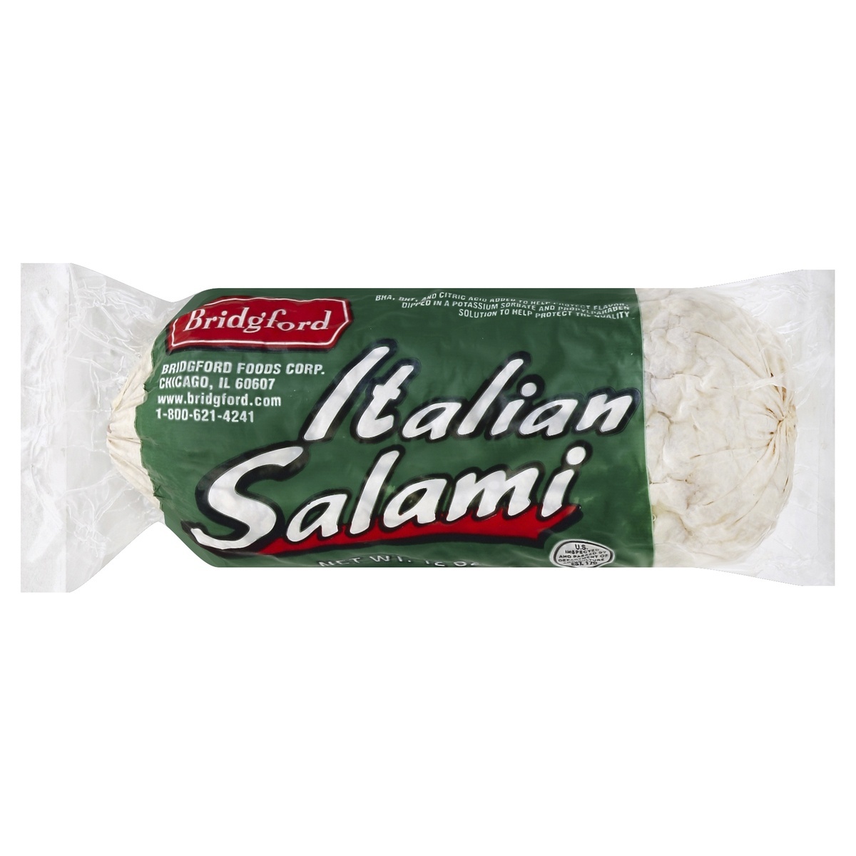 slide 1 of 5, Bridgford Italian Salami, 12 oz