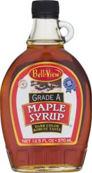 Bell-View Dark Color Robust Taste Maple Syrup 12.5 fl oz