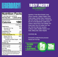 slide 4 of 5, Legendary Foods Protein Pastry - Blueberry, 2.2 oz Pastry, 2.2 oz