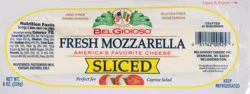 BelGioioso Sliced Fresh Mozzarella Cheese 8 oz