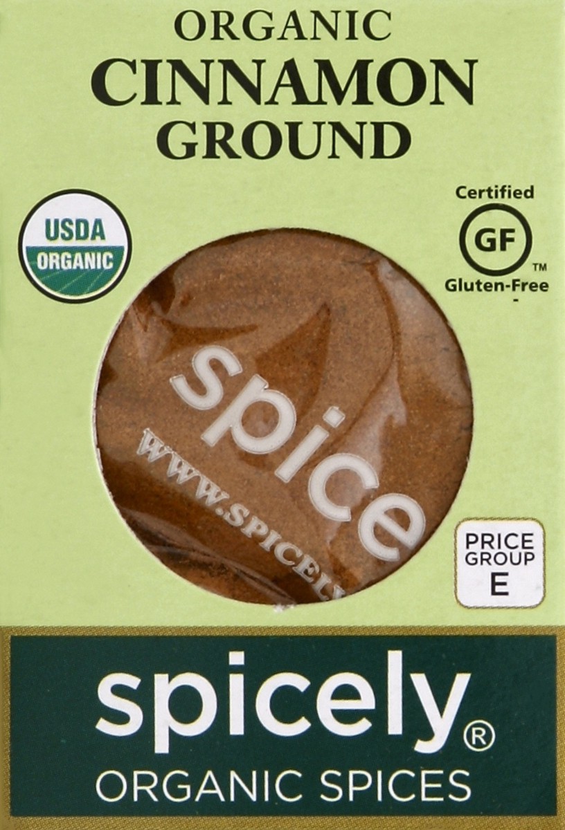 slide 3 of 4, Spicely Organic Spices Cinnamon 0.45 oz, 0.45 oz