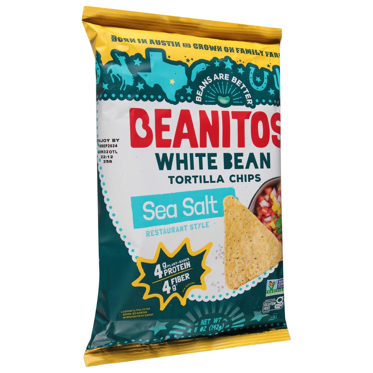 slide 13 of 14, Beanitos White Bean Sea Salt Tortilla Chips 5 oz, 6 oz