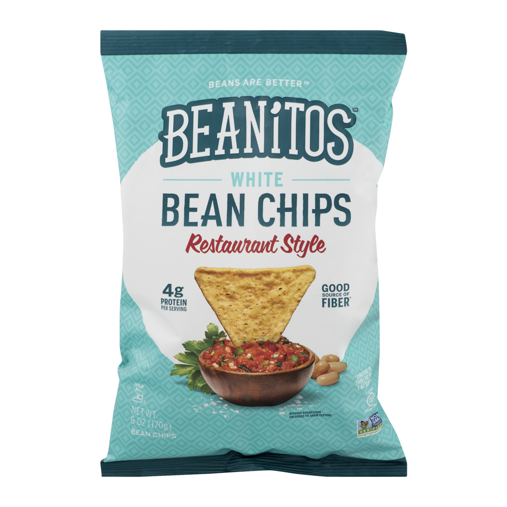 slide 1 of 2, Beanitos Restaurant Style White Bean Chips, 6 oz
