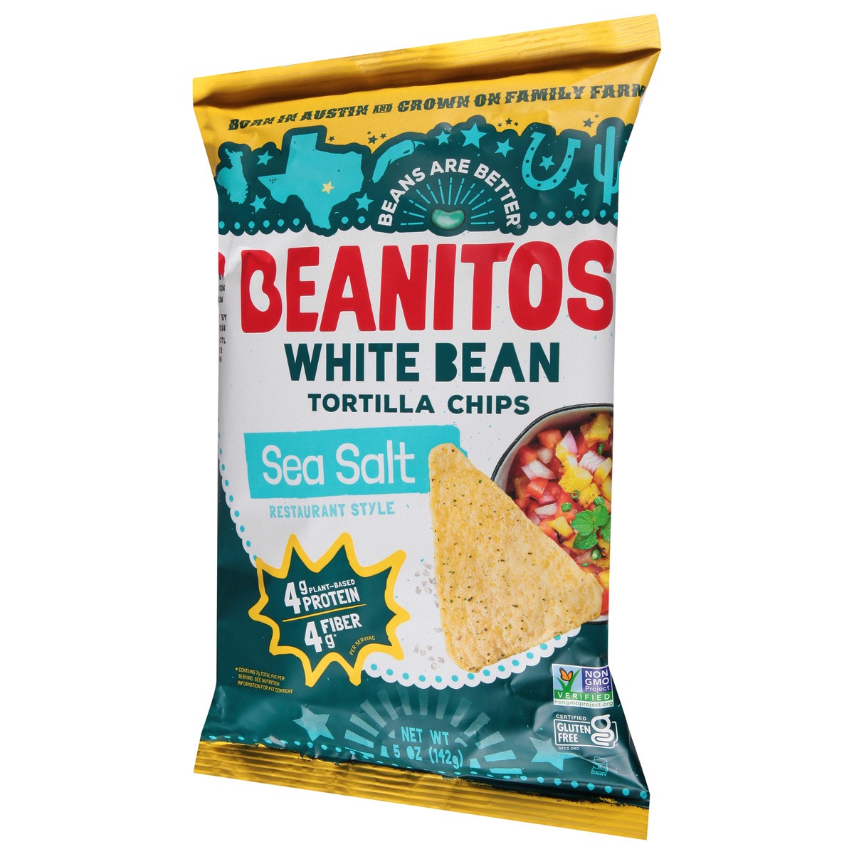 slide 10 of 14, Beanitos White Bean Sea Salt Tortilla Chips 5 oz, 6 oz