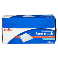 slide 11 of 29, MEIJER EARLOOP FACE MASK - LARGE/ADULT, 50 ct