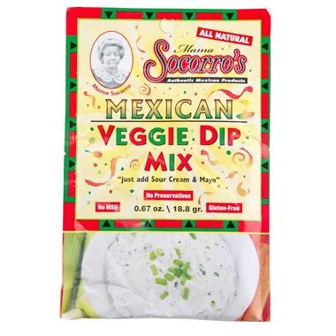 slide 1 of 1, Mama Socorro's Mexican Veggie Dip Mix, 0.67 oz