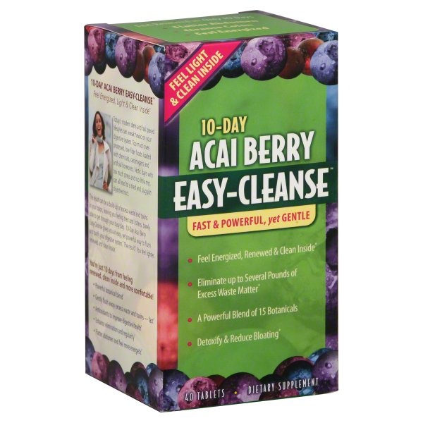 slide 1 of 1, Applied Nutrition 10-Day Acai Berry Easy-Cleanse, 40 ct