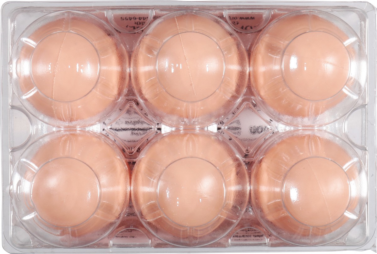 slide 3 of 14, Organic Valley Organic Large Brown Eggs, 6 ct