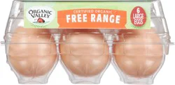 Organic Valley Large Brown Organic Eggs, 6 ct
