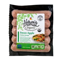 Nature's Promise Organic Sweet Apple Chicken Sausage - 5 ct