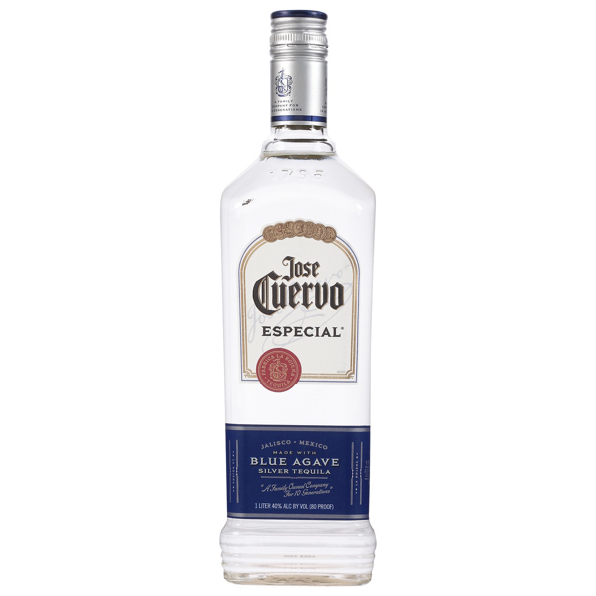 slide 1 of 9, Jose Cuervo Especial Blue Agave Silver Tequila 1 l, 1 l