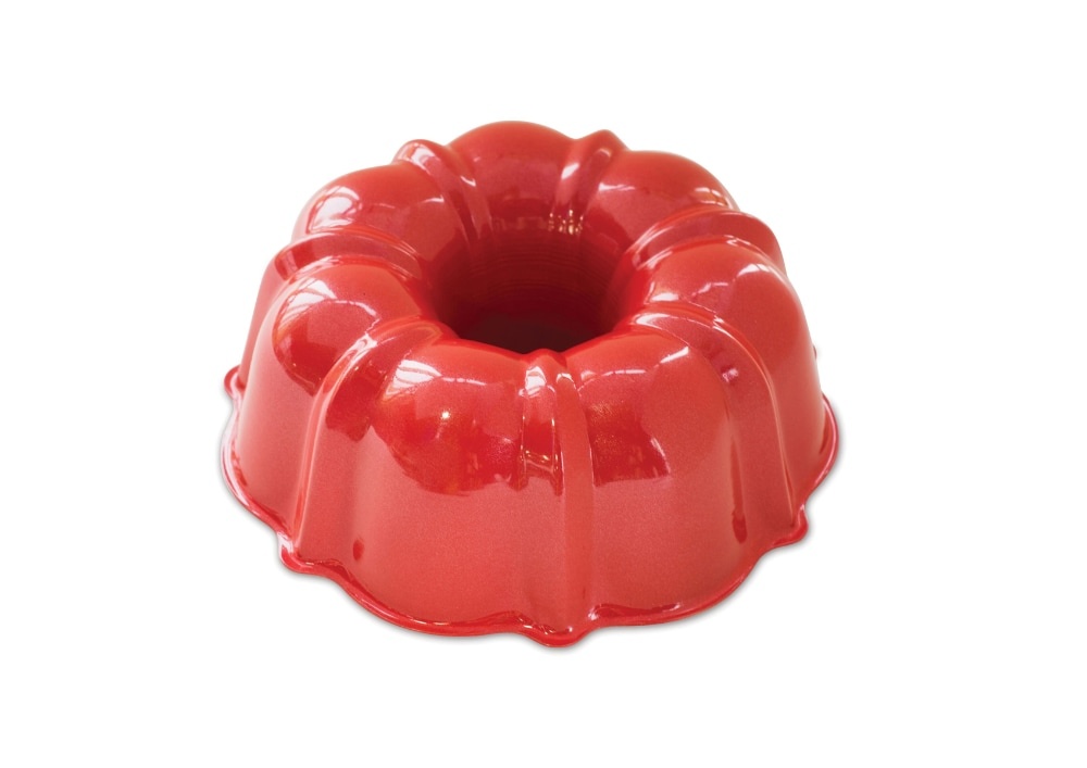 slide 1 of 1, Nordic Ware Bundt Pan - Red, 6 cup