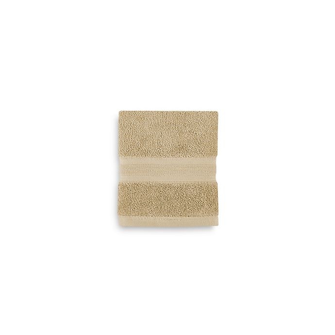 slide 1 of 15, Wamsutta Icon PimaCott Washcloth - Latte, 1 ct