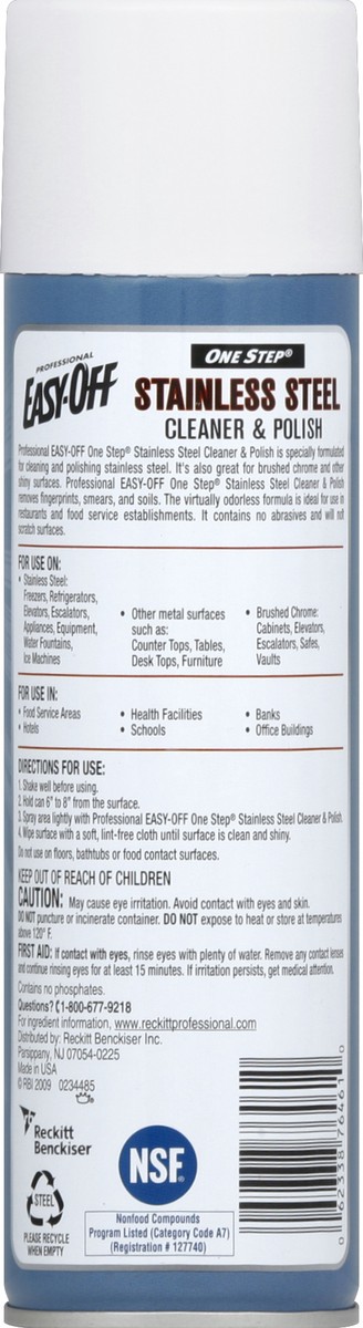 slide 3 of 3, EASY-OFF Professional Easy-Off Stainless Steel Cleaner and Polish, 17 Ounce, 17 oz