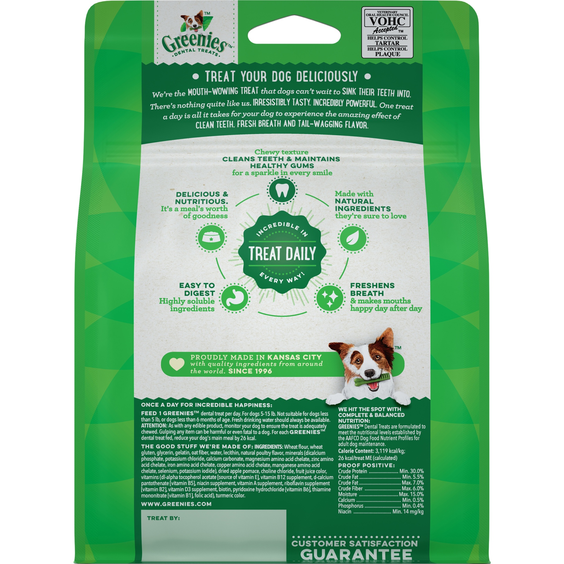 slide 6 of 9, Greenies Teenie Original Dental Dog Treats, 65 ct, 18 oz