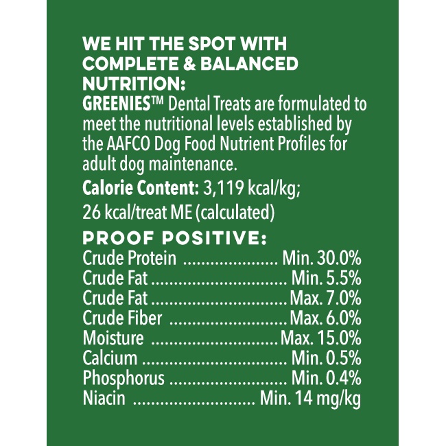 slide 7 of 9, Greenies Teenie Original Dental Dog Treats, 65 ct, 18 oz