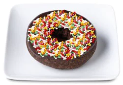 Chocolate Cake Iced Donut With Sprinkles - Each (Available Between 6 Am To 2 Pm)