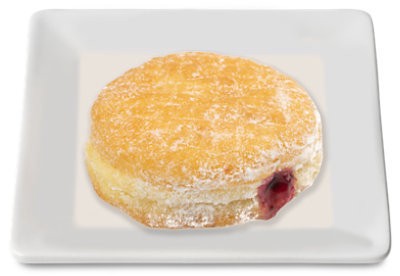 slide 1 of 1, Powdered Sugar Jelly Filled Donut - Each (Available Between 6 Am To 2 Pm), 1 ct