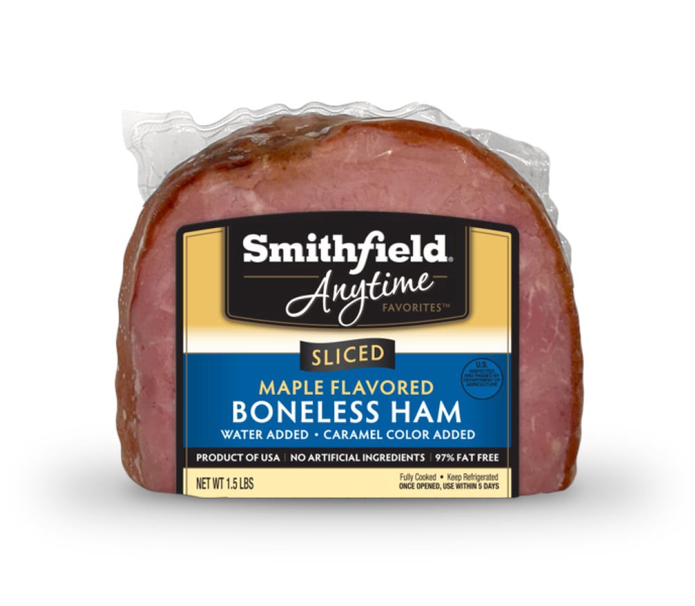 slide 1 of 1, Smithfield Maple Flavored Boneless Ham, 1.5 lb